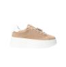 Sneakers GB989 suede heart charm logo Beige