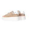 Sneakers GB989 suede heart charm logo Beige