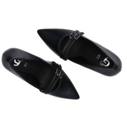 Decolletes GP856 doppia fibbia Nero