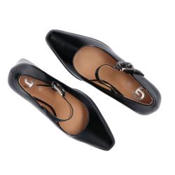 Decolletes GV90 Stiletto tacco largo Nero