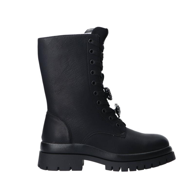 Gold&gold Anfibi Anfibi GR597 charm logo Nero