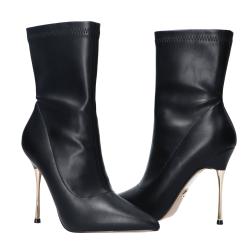 Stivaletti e Stivali GP847 Stiletto stretch Nero