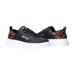 Sneakers Fondo ursa shoes leather marrone animalier
