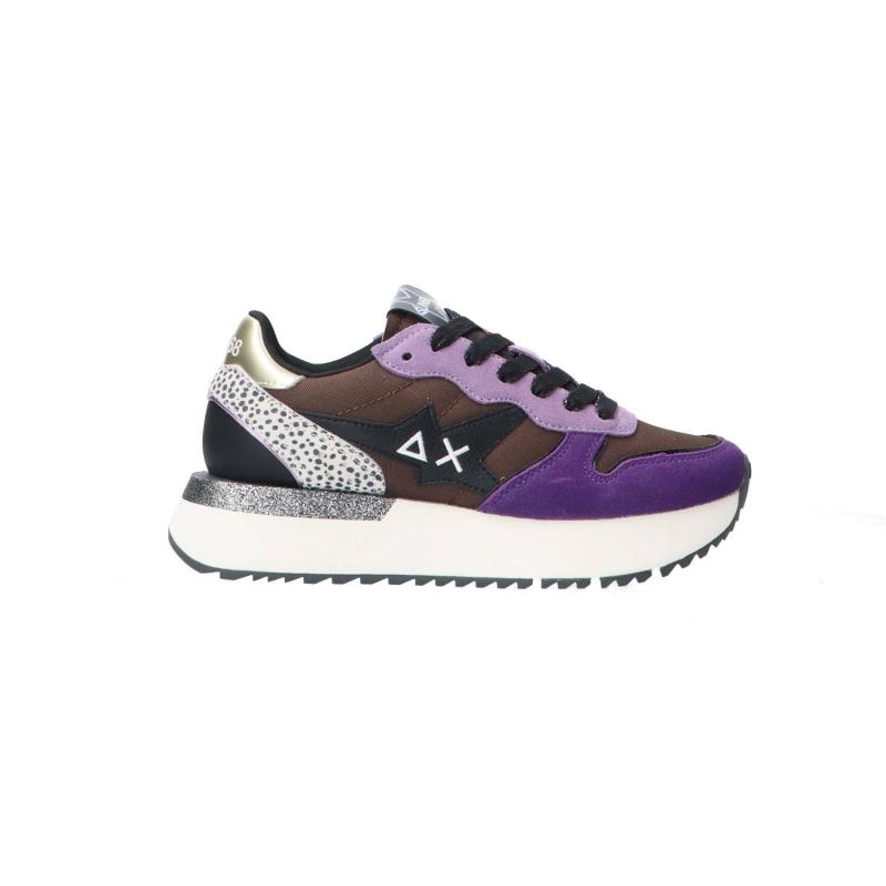 Sun 68 Sneakers Z45221 BIG STARGIRL MIX MATERIAL Viola