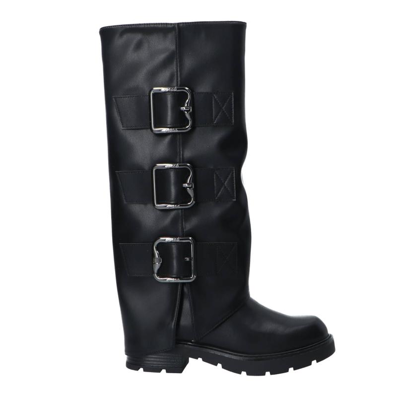 Gold&gold Stivaletti e Stivali Stivaletti e Stivali GR559 Triple fibbie Nero