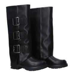 Stivaletti e Stivali GR559 Triple fibbie Nero