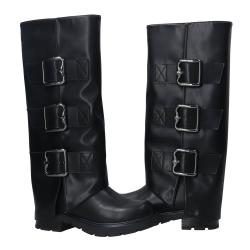 Stivaletti e Stivali GR559 Triple fibbie Nero