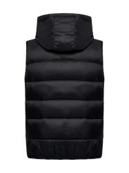 UMA25160PIS8 PADDED GILET JACKET BE Nero