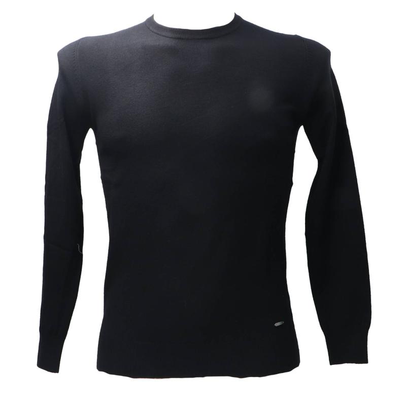 Gianni Lupo Maglioni GL33398-F25 GIROCOLLO RASATO Nero