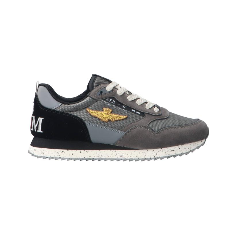 Aeronautica Militare Sneakers 252SC0288UCT03545 STRINGATAÂ SUEDE Grigio