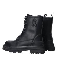 Anfibi PPJ978 Vitello lacci logo Nero