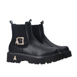 Stivaletti e Stivali PPJ965 Vitello fibbia logo strass Nero
