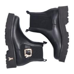 Stivaletti e Stivali PPJ965 Vitello fibbia logo strass Nero