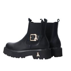 Stivaletti e Stivali PPJ965 Vitello fibbia logo strass Nero