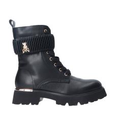 Patrizia Pepe Girl Anfibi Anfibi PPJ976 Polacco vitello con strappo Nero