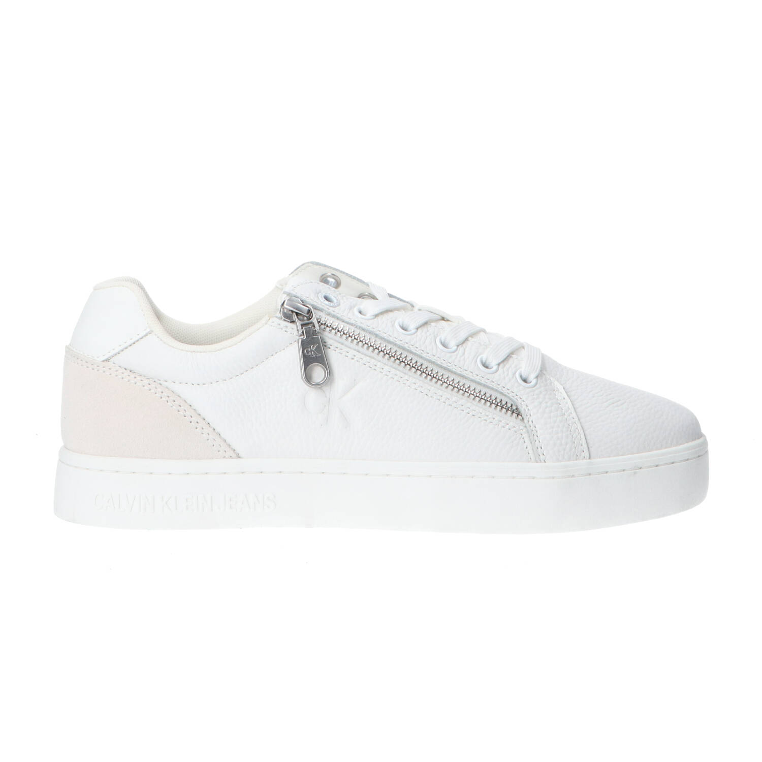 Calvin Klein Sneakers Sneakers CLASSIC CUPSOLE ZIP LOW IN Bianco
