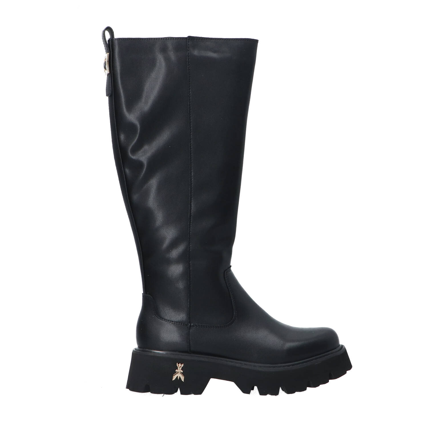 Patrizia Pepe Girl Stivaletti e Stivali Stivaletti e Stivali PPJ973 Vitello logo gold Nero