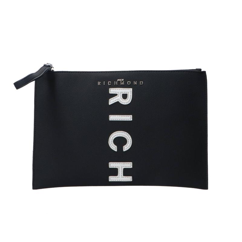 Richmond Pochette Pochette ANYAMI Nero argento