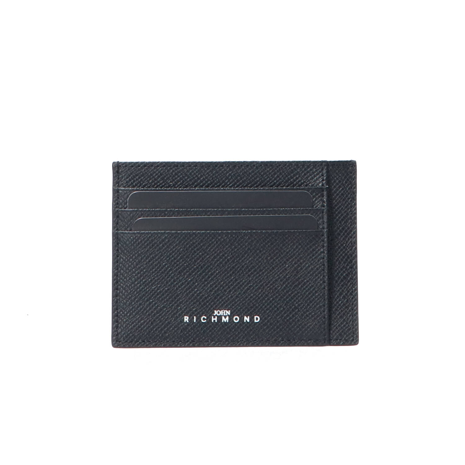 Richmond Portacarte REAL LEATHER WALLET TUTAFU  Nero