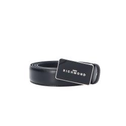 Richmond Cinture REAL LEATHER BELT CARISI Nero