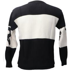 25IDS55201 GIROCOLLO GRAFFITO FASCIA Nero