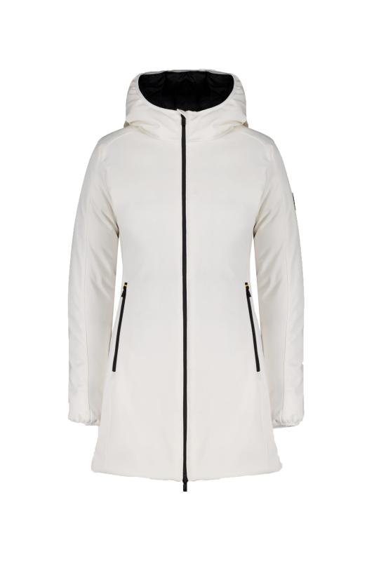 Ciesse Piumini Giubbotti YSABEL 3.0 SOFTSHELL PADDED HOODY Bianco