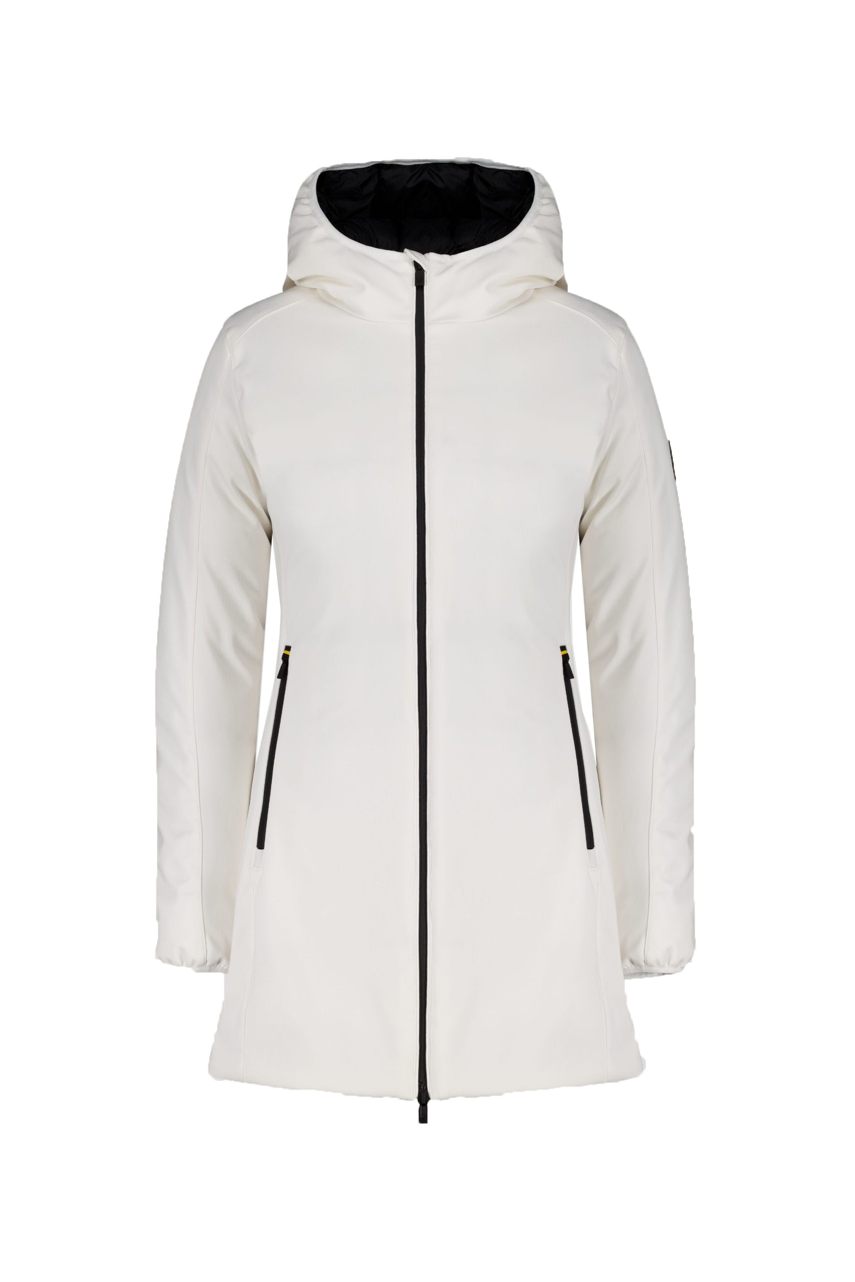 Ciesse Piumini Giubbotti YSABEL 3.0 SOFTSHELL PADDED HOODY Bianco