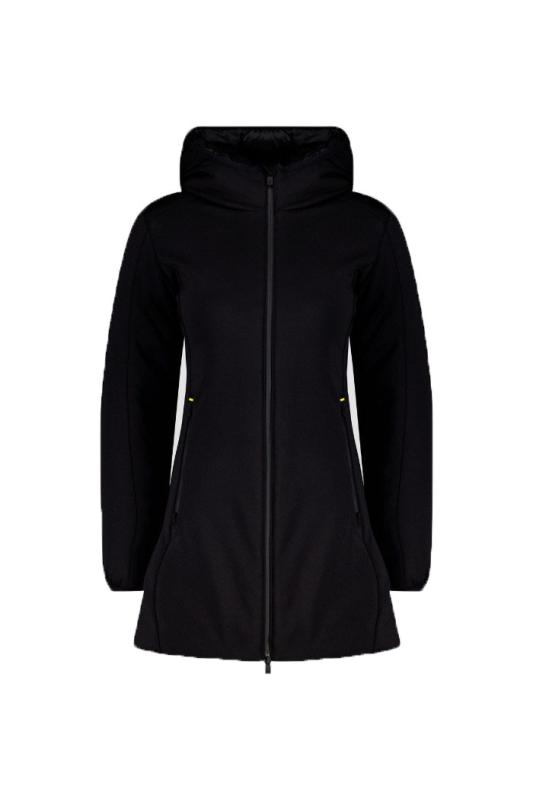 Ciesse Piumini Giubbotti YSABEL 3.0 SOFTSHELL PADDED HOODY Nero