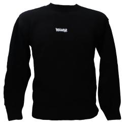 Disclaimer Maglioni 25IDS55116 GIROCOLLO LOGO BASIC  Nero