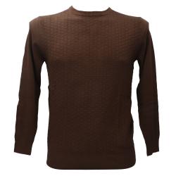 Over D Maglioni OC1F2W5M20 PARICOLLO STRUTTURATO Marrone