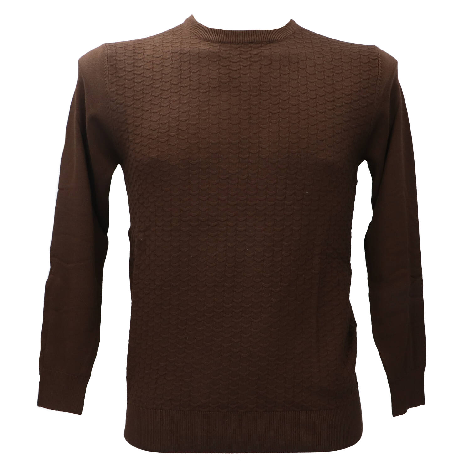 Over D Maglioni OC1F2W5M20 PARICOLLO STRUTTURATO Marrone