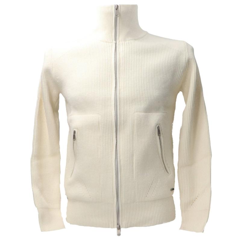Gianni Lupo Maglioni GL35051-F25 INTRECCIATO COLLO ALTO Bianco