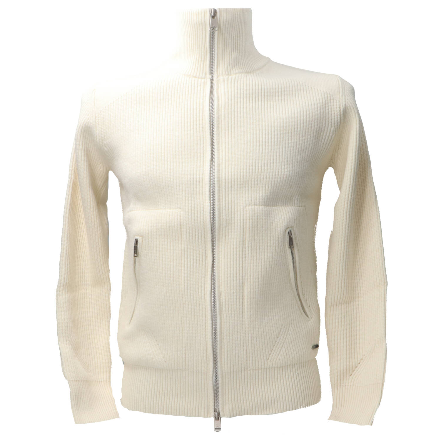 Gianni Lupo Maglioni GL35051-F25 INTRECCIATO COLLO ALTO Bianco