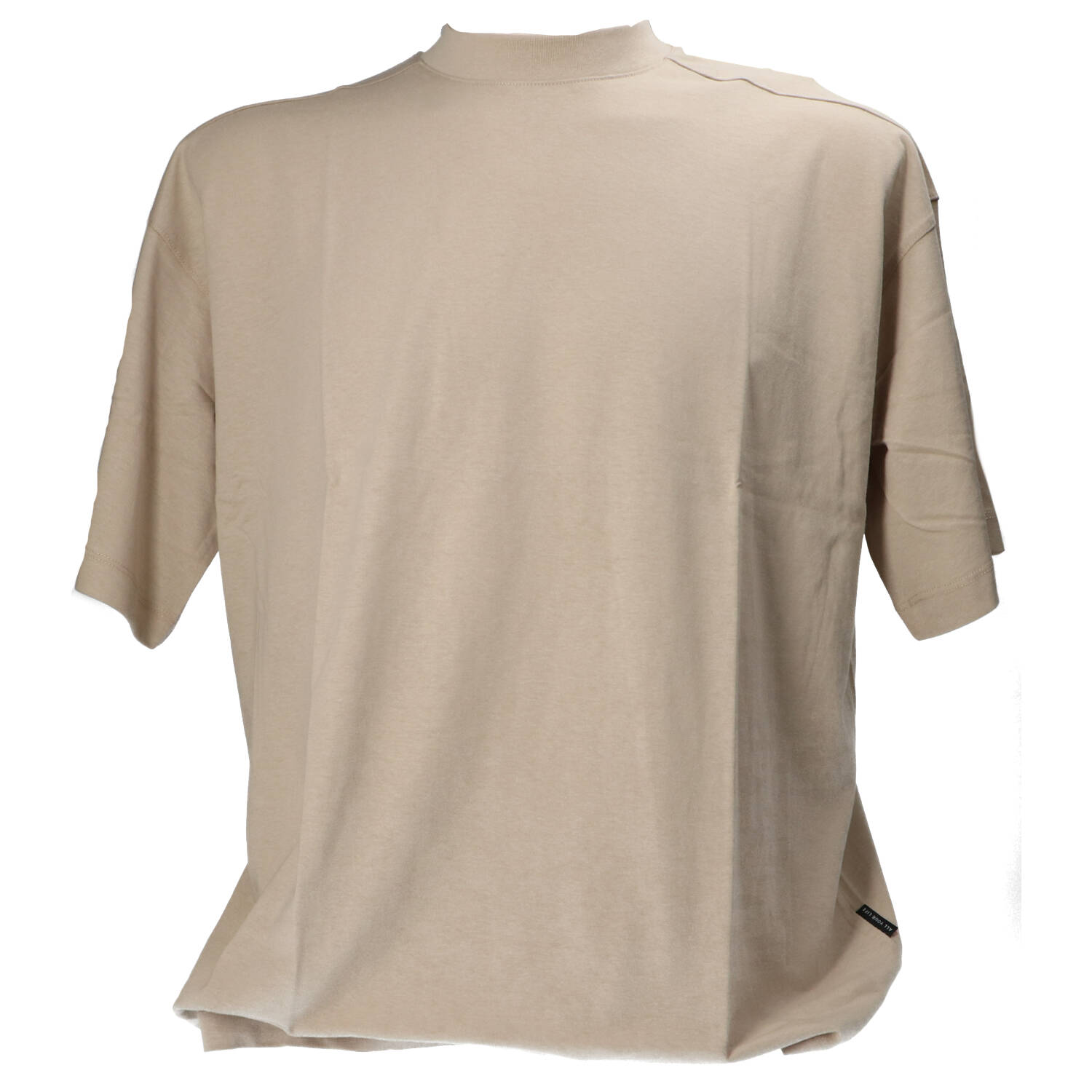 Over D T-shirt T-SHIRT TAGLIO BOXING Beige