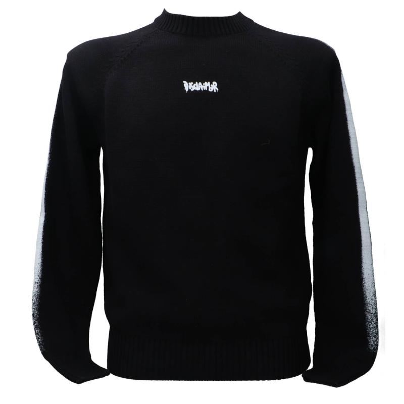 Disclaimer Maglioni 25IDS55131 GRAFFIATO PICCOLO Nero