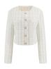 Guess Giacca SANDRA TWEED JACKET Bianco - Foto 1