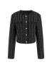 Guess Giacca SANDRA TWEED JACKET Nero - Foto 1