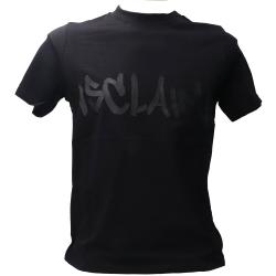 Disclaimer T-shirt 25DS55194 LOGO RILIEVO Nero