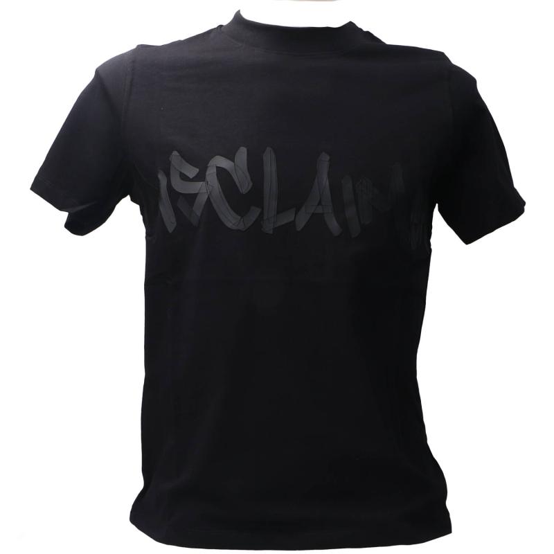 Disclaimer T-shirt 25DS55194 LOGO RILIEVO Nero