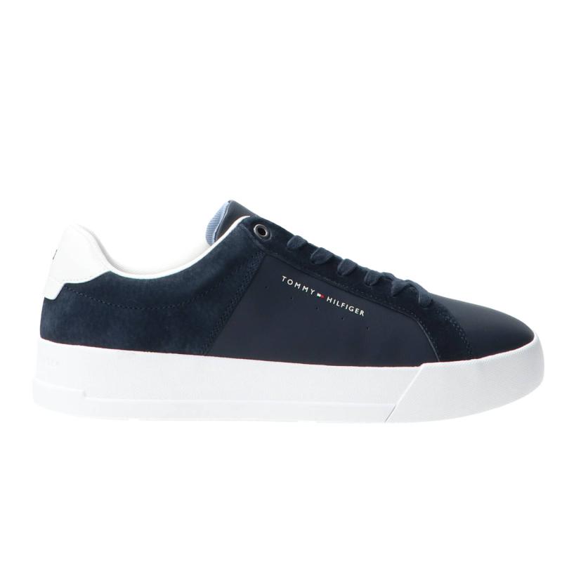 Tommy Hilfiger Sneakers Sneakers TH COURT MIX NUBUCK Bianco