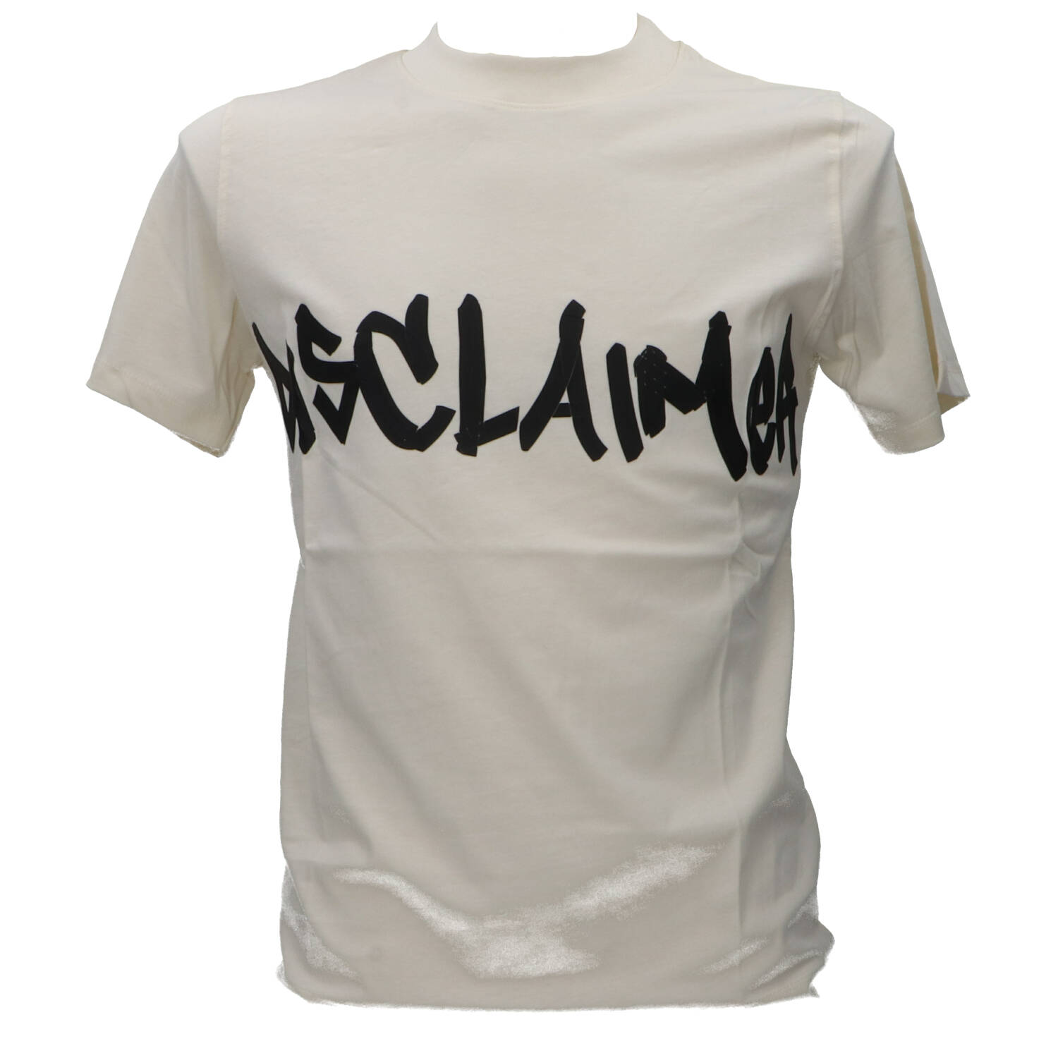 Disclaimer T-shirt 25DS55194 LOGO RILIEVO Beige