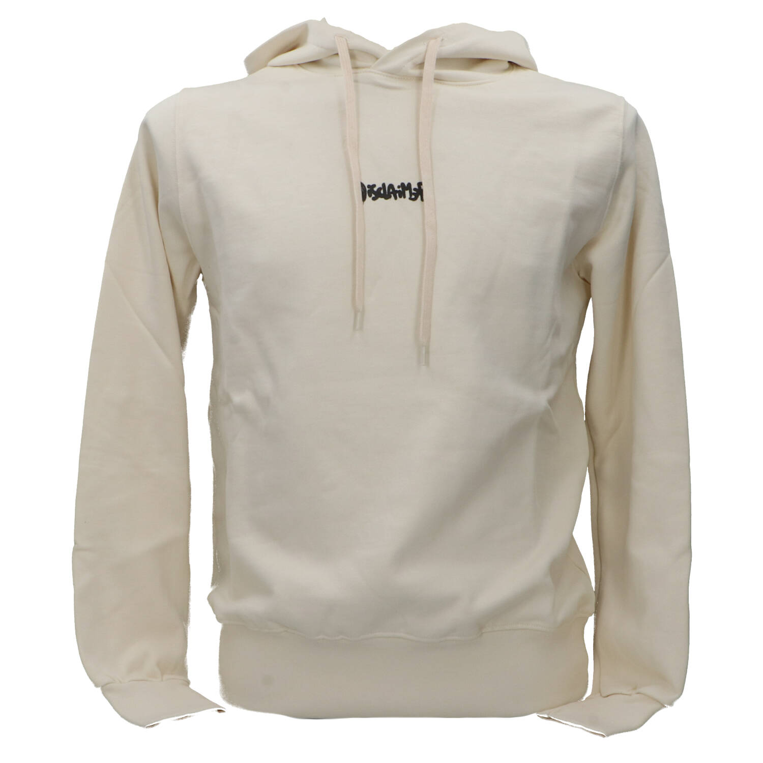 Disclaimer Felpe 25IDS55153 CON CAPPUCCIO E DISEGNO  Beige