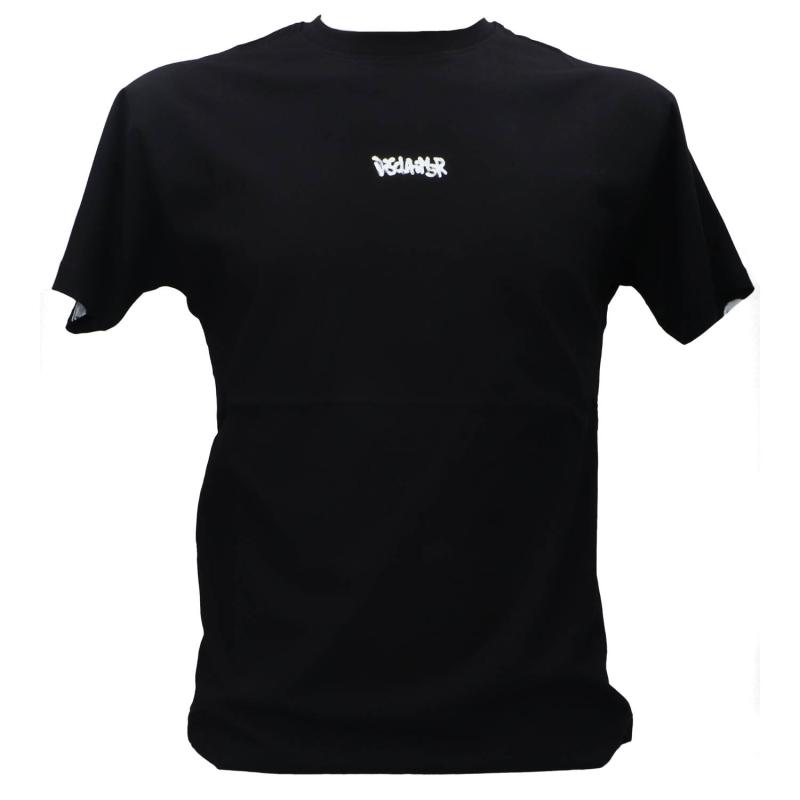 Disclaimer T-shirt 25IDS55117 GRAFFITO PICCOLO Bianco nero