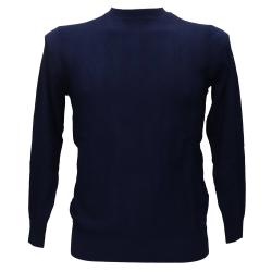 Over D Maglioni OC1F2W5M24 PARICOLLO STRUTTURATO Blu