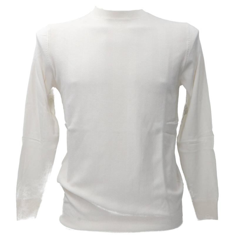 Over D Maglioni OC1F2W5M24 PARICOLLO STRUTTURATO Bianco