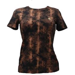 Just Cavalli T-shirt 79PW611 S PRINTED ALLOVER  Marrone