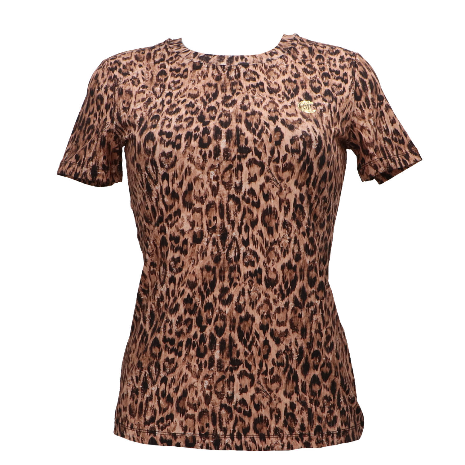 Just Cavalli T-shirt 79PW611 S PRINTED ALLOVER  Nero