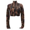 Just Cavalli Maglia 79PW606 SC PRINTED ALLOVER Marrone - Foto 1