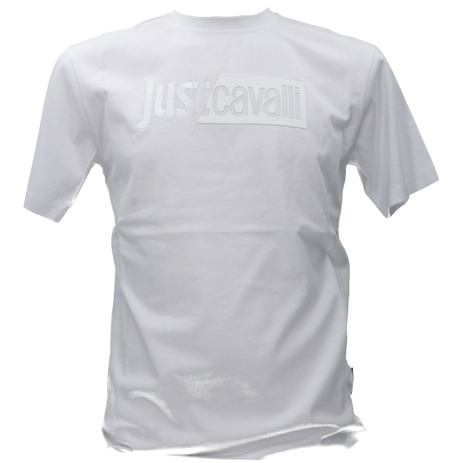 Just Cavalli T-shirt 79PM601 R LOGO SLASH Bianco