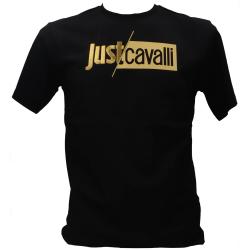 Just Cavalli T-shirt 79PM601 R LOGO SLASH Nero